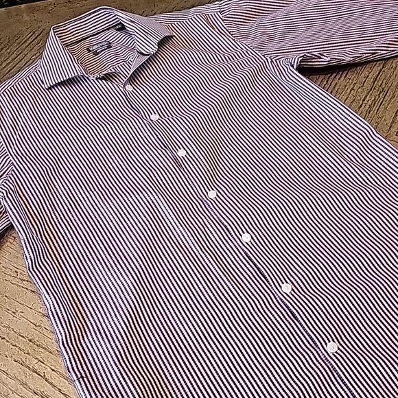 Kenneth Cole button down dress shirt size 15 1/2 34-35 - Picture 3 of 9